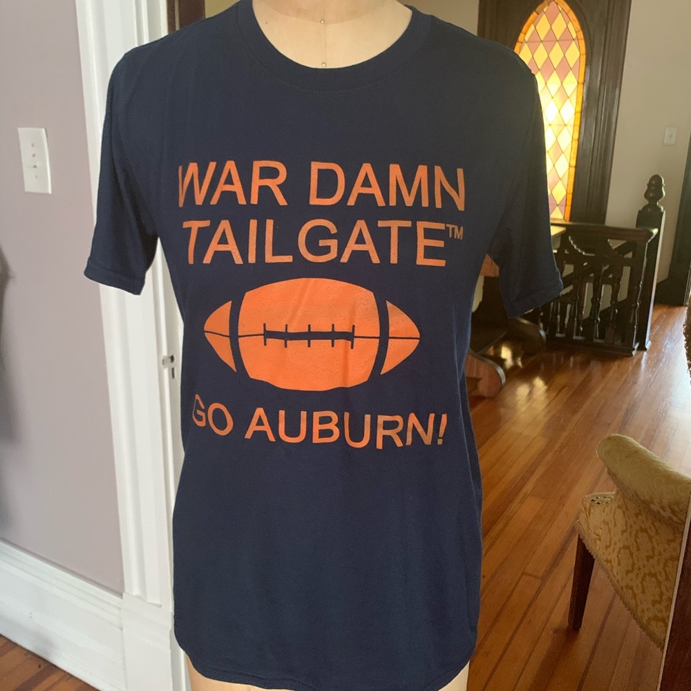 Auburn Football Tailgate T-shirt Size Small EUC